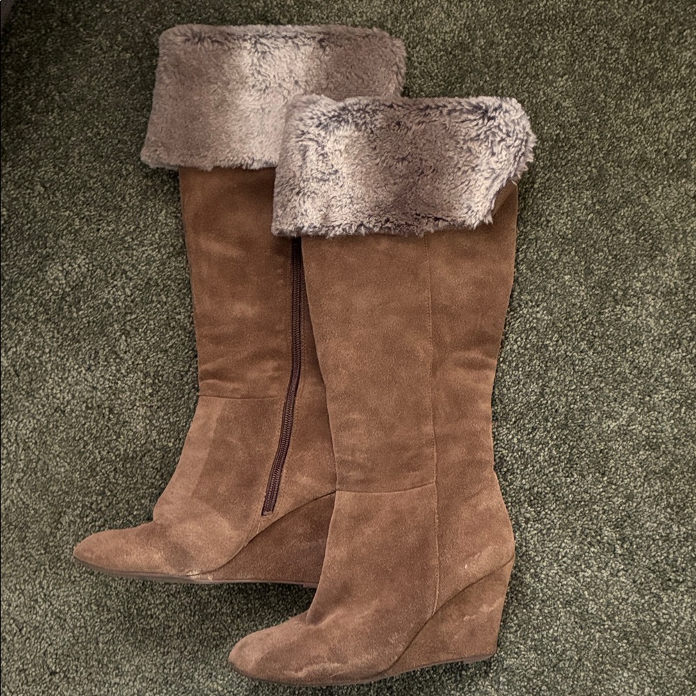 BCBGeneration Women's Mocha wedge Boots